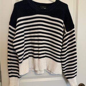 J. Crew 100% Cotton Striped Sweater
